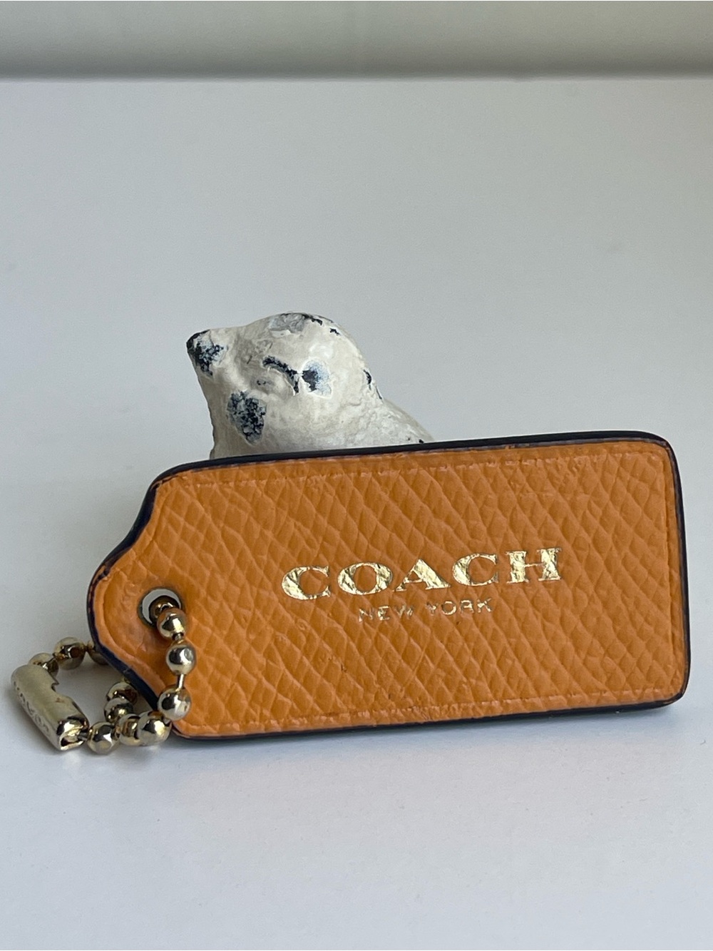 💥4/$25💥 2.25” COACH Fob Bag Charm Keychain Hang Tag